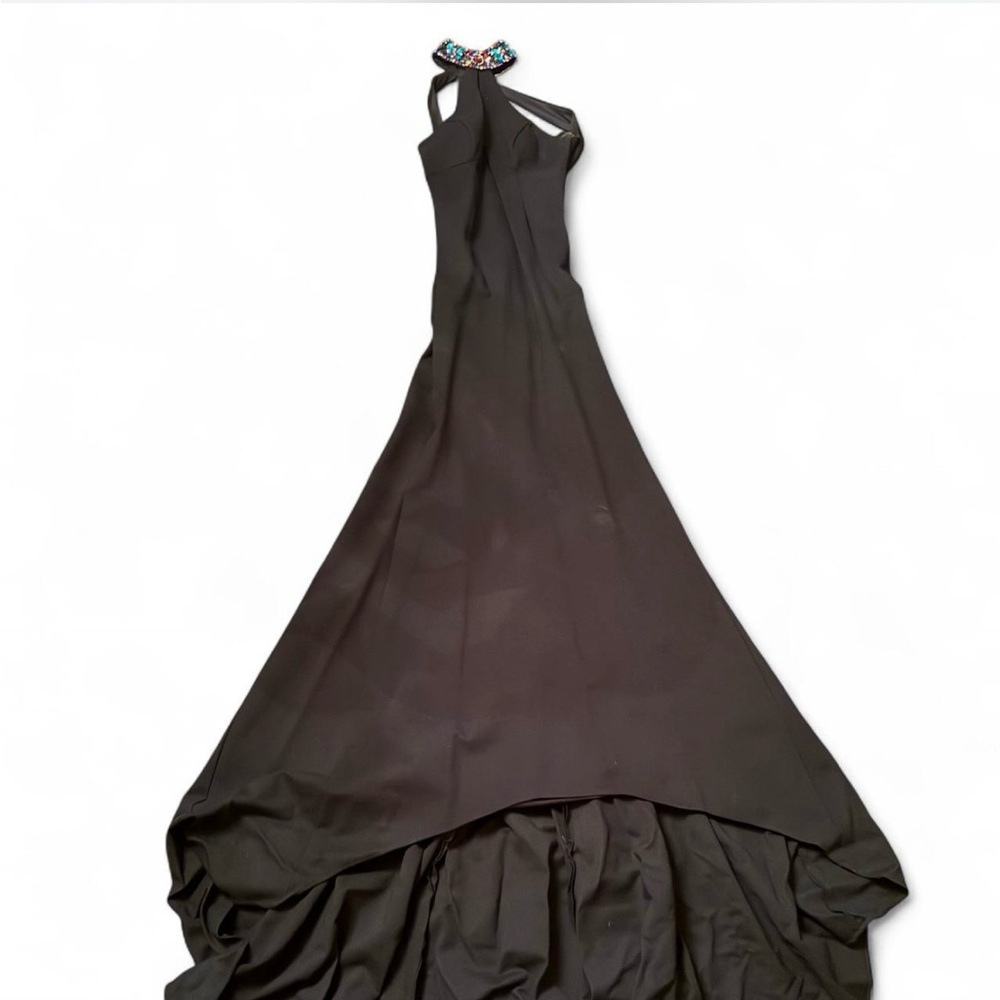 Sherri Hill Black Evening Gown 00 for prom or pageant  dress gown - Picture 5 of 7